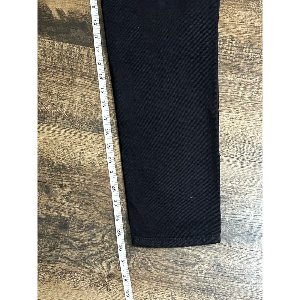 Pacsun‎ Ultra High Rise Slim Ripped Distressed Black Jeans Women's Size 25 - Picture 4 of 10